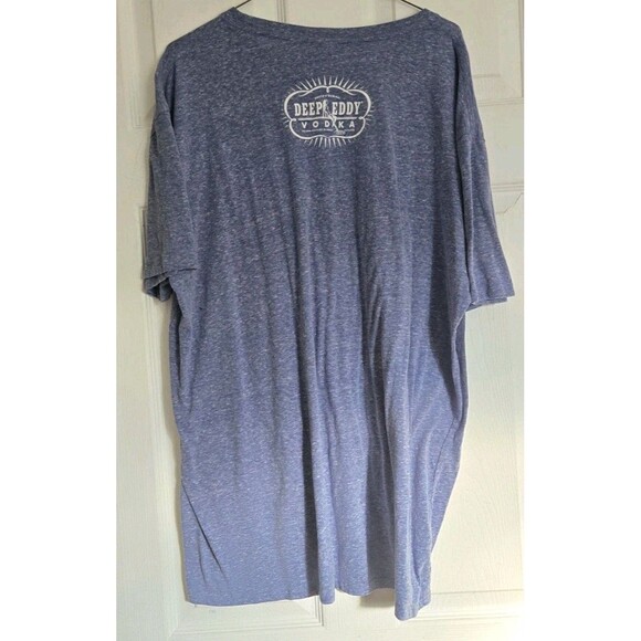 Deep Eddy Vodka Day Drink T-shirt Mens Size 2X XXL Light Blue Soft Threadfast - Picture 3 of 10